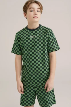 Jongens pyjama met dessin.