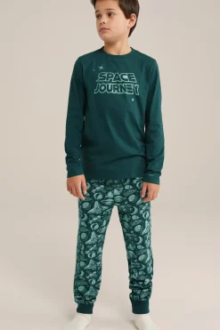 Jongens pyjama met dessin