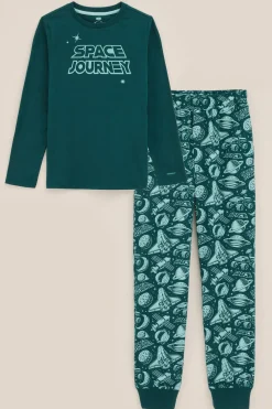 Jongens pyjama met dessin