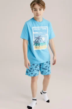Jongens pyjama met opdruk