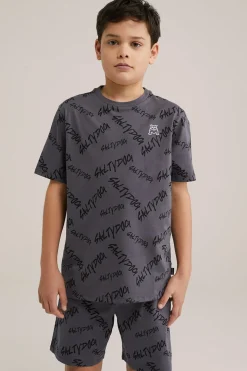 Jongens pyjama met print