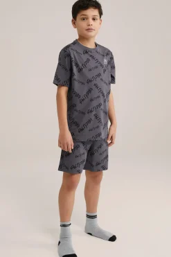 Jongens pyjama met print