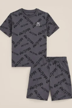 Jongens pyjama met print