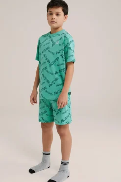 Jongens pyjama met print
