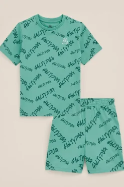 Jongens pyjama met print