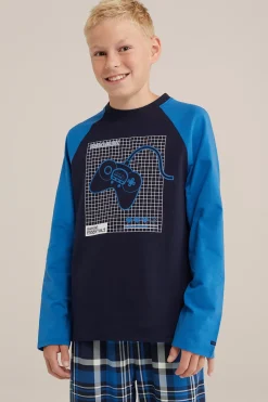 Jongens pyjamaset met dessin