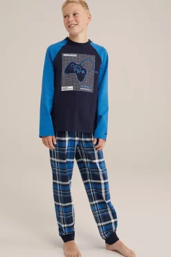 Jongens pyjamaset met dessin
