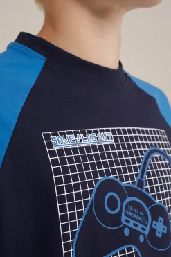 Jongens pyjamaset met dessin