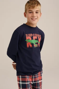 Jongens pyjamaset met dessin