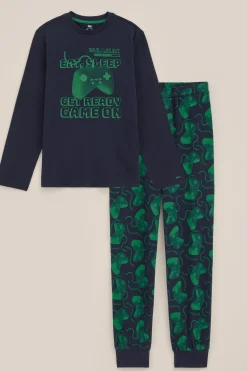 Jongens pyjamaset met dessin