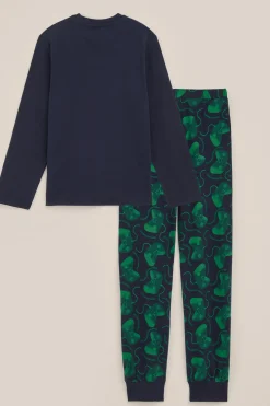 Jongens pyjamaset met dessin