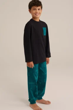 Jongens pyjamaset met dessin