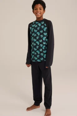 Jongens pyjamaset met dessin