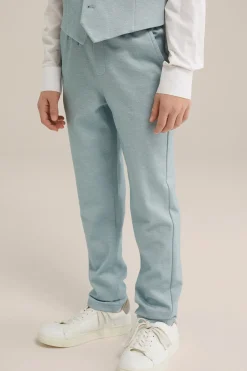 Jongens regular fit gem&ecirc;leerde pantalon