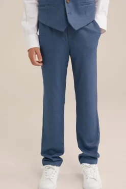 Jongens regular fit gem&ecirc;leerde pantalon
