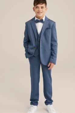 Jongens regular fit gem&ecirc;leerde pantalon