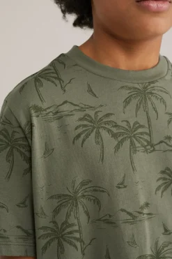Jongens regular fit T-shirt met opdruk