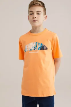 Jongens regular fit T-shirt met opdruk