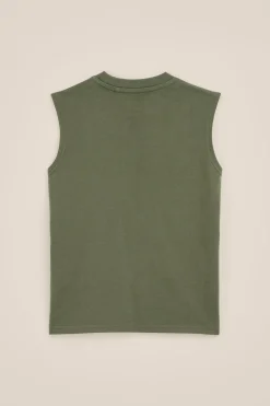 Jongens relaxed fit singlet met opdruk
