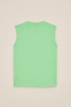Jongens relaxed fit singlet met opdruk