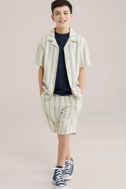 Jongens short van viscose met dessin