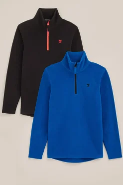 Jongens ski fleecetrui, 2-pack
