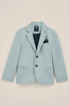 Jongens slim fit blazer met stretch