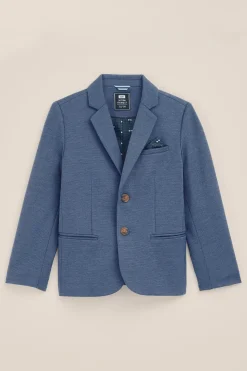 Jongens slim fit blazer met stretch
