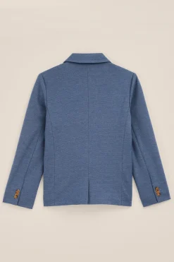 Jongens slim fit blazer met stretch