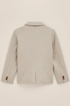 Jongens slim fit blazer met stretch