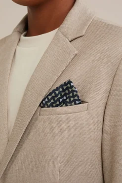 Jongens slim fit blazer met stretch