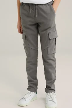 Jongens slim fit cargobroek