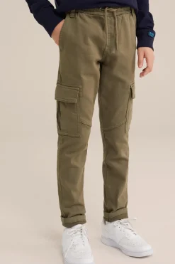 Jongens slim fit cargobroek