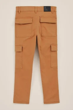 Jongens slim fit cargobroek