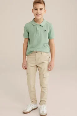 Jongens slim fit cargobroek