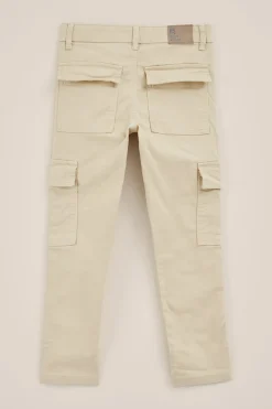 Jongens slim fit cargobroek