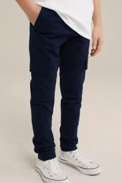 Jongens slim fit cargobroek