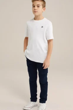 Jongens slim fit cargobroek