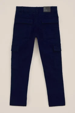 Jongens slim fit cargobroek