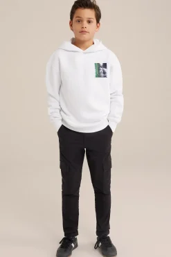 Jongens slim fit cargobroek