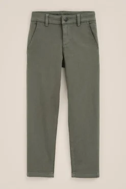 Jongens slim fit chino van jogkwaliteit