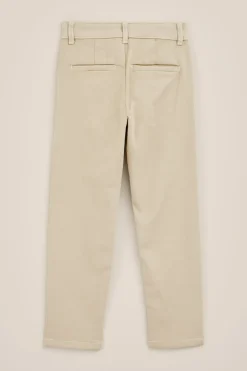 Jongens slim fit chino van jogkwaliteit