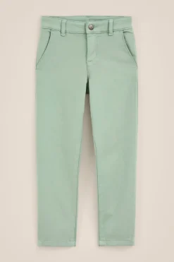 Jongens slim fit chino van jogkwaliteit