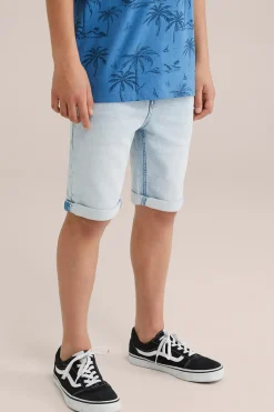 Jongens slim fit denim short