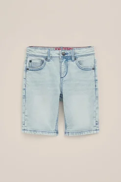 Jongens slim fit denim short