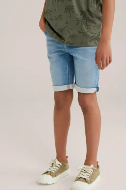 Jongens slim fit denim short
