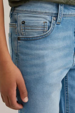 Jongens slim fit denim short