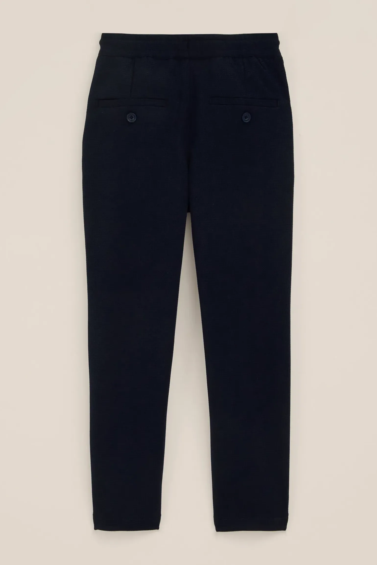 Jongens slim fit pantalon met structuur