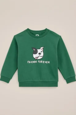 Jongens sweater met opdruk
