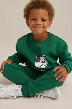 Jongens sweater met opdruk
